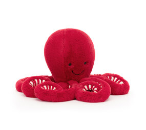 Jellycat Knuffel Cranberry Octopus Little Jellycat Knuffel Cranberry Octopus Little