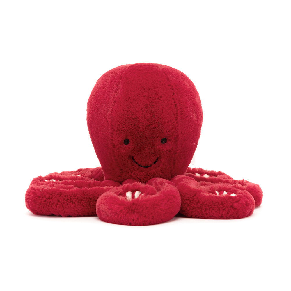 Jellycat Knuffel Cranberry Octopus Little