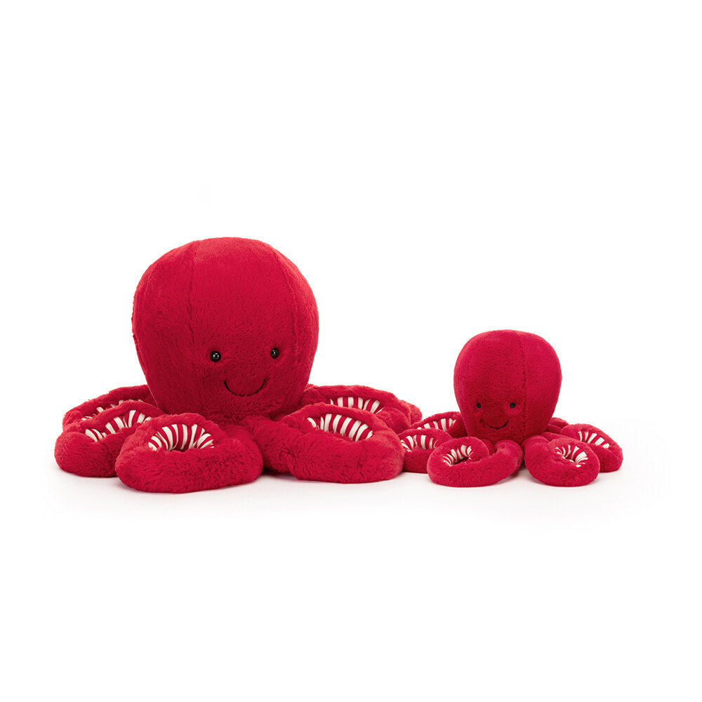 Jellycat Knuffel Cranberry Octopus Little
