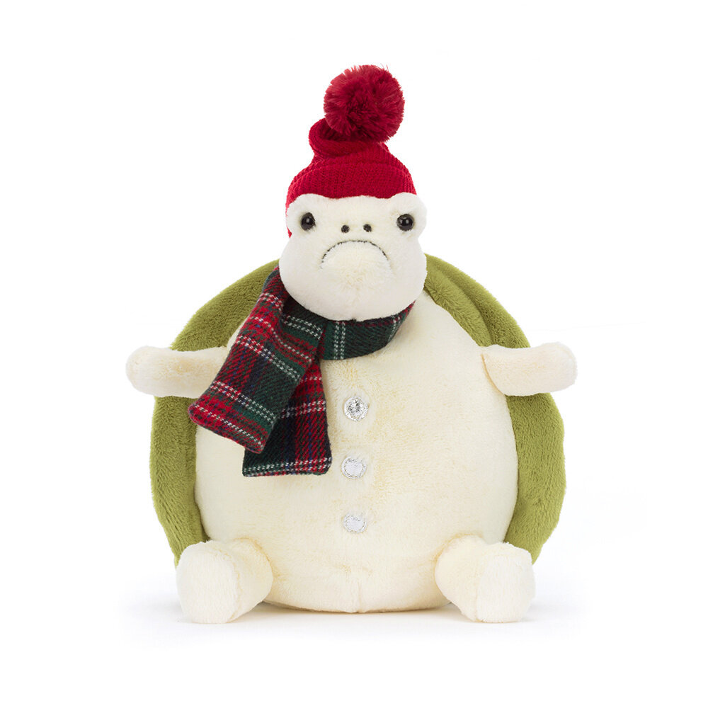 Jellycat Knuffel Sneeuwpop Snowman Timmy Turtle