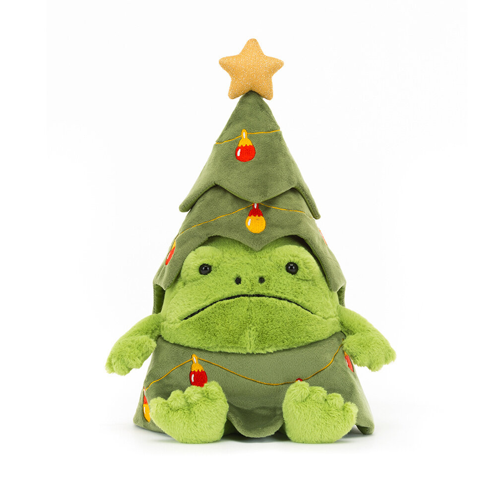 Jellycat Boom Christmas Tree Ricky Rain Frog