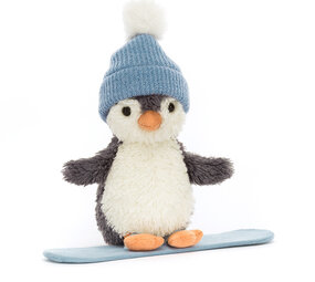 Jellycat Knuffel Pinguin Peanut Penguin Snowboarding Small