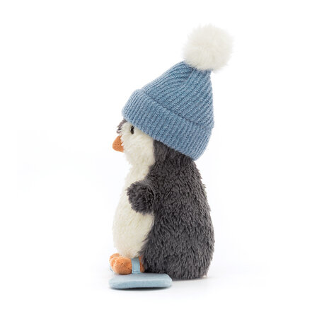 Jellycat Knuffel Pinguin Peanut Penguin Snowboarding Small