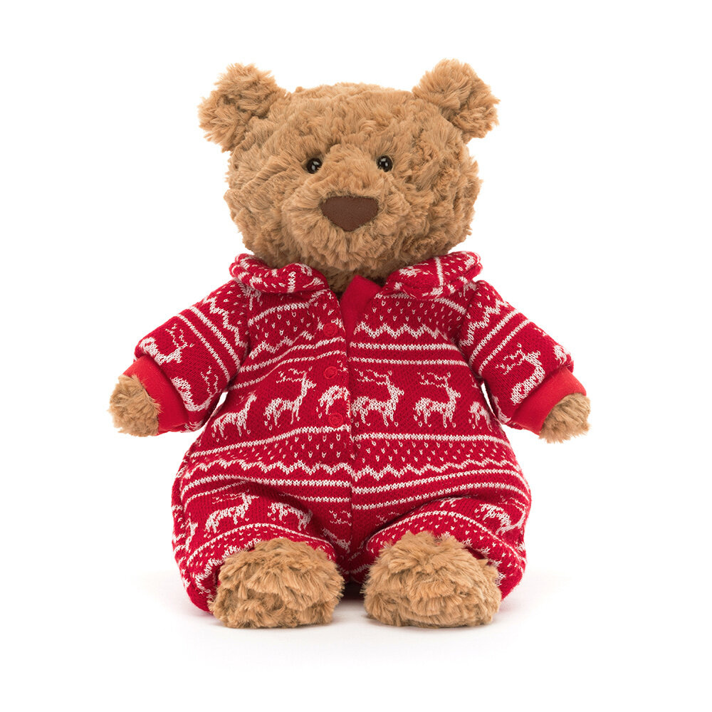Jellycat Knuffel Beer Bartholomew Bear Winter Pyjamas