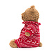 Jellycat Knuffel Beer Bartholomew Bear Winter Pyjamas