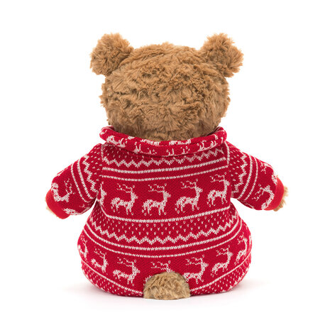 Jellycat Knuffel Beer Bartholomew Bear Winter Pyjamas