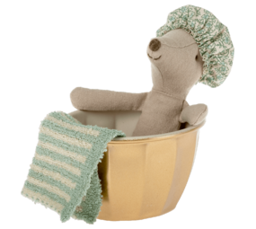 Maileg Knuffelmuis Grote Zus in Bad 12cm Maileg Knuffelmuis Grote Zus in Bad 12cm