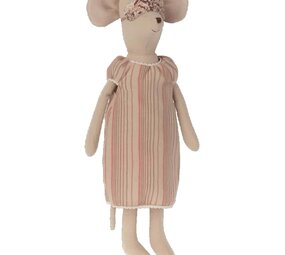 Maileg Knuffelmuis Medium Mouse Nachtjapon Maileg Knuffelmuis Medium Mouse Nachtjapon