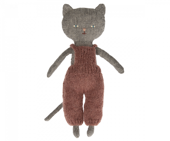 Maileg Knuffelkat Chatons Kitten Grijs 23cm