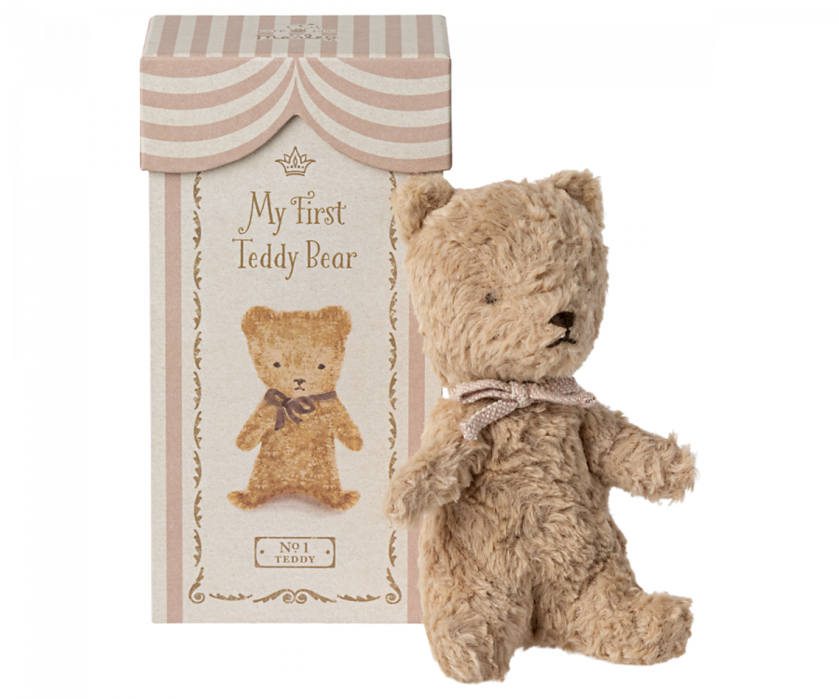 Maileg Knuffelbeer My First Teddy Powder 19cm