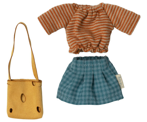 Maileg Knuffelmuis Moeder met Tas 15cm Maileg Knuffelmuis Moeder met Tas 15cm