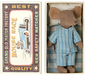 Maileg Knuffelmuis Big Brother in Luciferdoosje