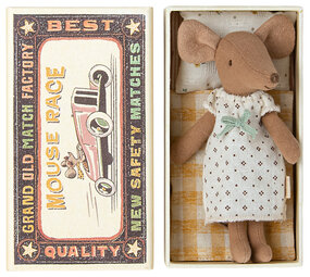 Maileg Knuffelmuis Big Sister in Luciferdoosje