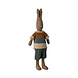 Maileg Knuffel Rabbit Size 2 Bruin met Shirt en Short 29cm