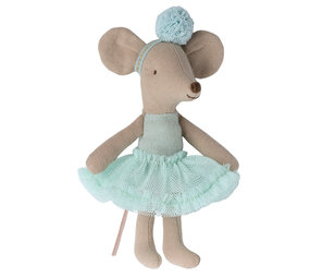 Maileg Knuffelmuis Ballerina Little Sister Mint 10cm Maileg Knuffelmuis Ballerina Little Sister Mint 10cm