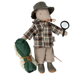 Maileg Knuffelmuis Wildlife Guide 15cm