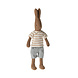 Maileg Knuffel Konijn Size 1 Bruin Streepmotief