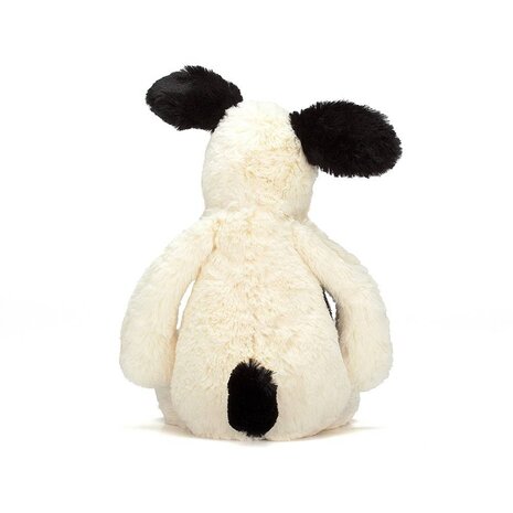 Jellycat Knuffel Hond Bashful Black&Cream Puppy