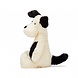 Jellycat Knuffel Hond Bashful Black&Cream Puppy