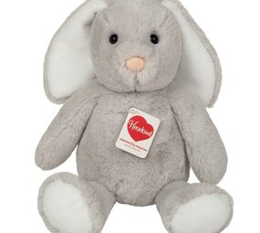 Hermann teddy Knuffel Konijn Abby Grijs 32 cm