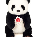 Hermann teddy Knuffel Panda Zittend 28 cm