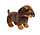 Knuffel Teckel Staand 21 cm