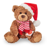 Hermann teddy Knuffel Kerst Teddybeer 30cm Hermann teddy Knuffel Kerst Teddybeer 30cm