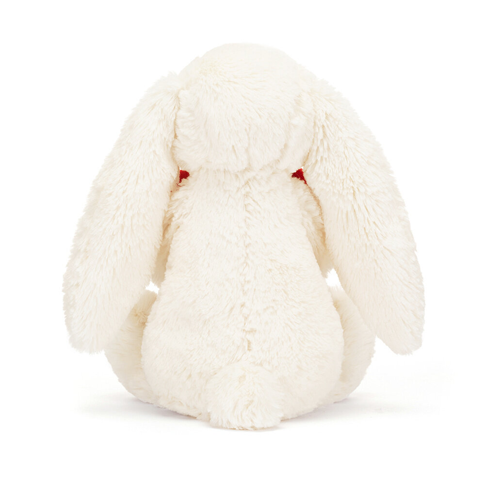 Jellycat Knuffel Konijn Bashful Bunny with Heart Original 31 cm