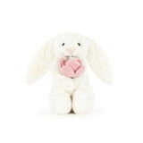Jellycat Knuffel Konijn Bashful Bunny With Peony (Small) 18 cm