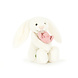 Jellycat Knuffel Konijn Bashful Bunny With Peony (Small) 18 cm