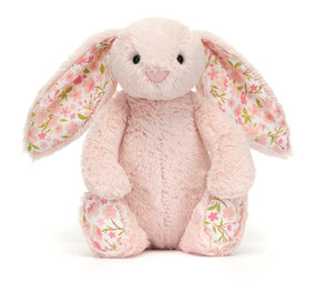 Jellycat Knuffel Konijn Blossom Blush Bunny Cherry 18 cm Jellycat Knuffel Konijn Blossom Blush Bunny Cherry 18 cm