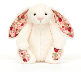 Jellycat Knuffel Konijn Blossom Cream Bunny Berry 18 cm Jellycat Knuffel Konijn Blossom Cream Bunny Berry 18 cm