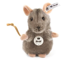 Steiff Knuffel Muis Piff Lichtgrijs 10 cm Steiff Knuffel Muis Piff Lichtgrijs 10 cm