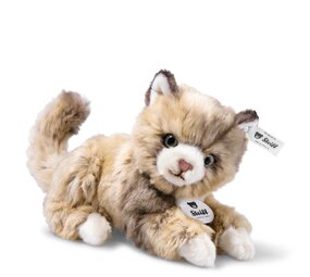 Steiff Knuffel Kat Lucy Donkergrijs 18 cm