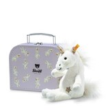 Steiff Knuffel Eenhoorn Unica in Koffertje Wit 20 cm