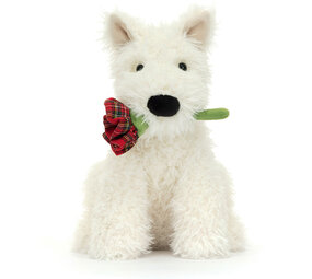 Jellycat Knuffel Hond Munro Scottie Dog 'Love You' 25 cm