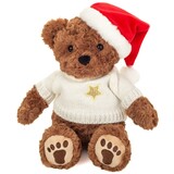 Hermann teddy Knuffel Kerst Teddy Beer met Trui 30cm
