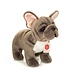 Hermann teddy Knuffel Franse Bulldog Staand Grijs 30cm