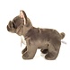 Hermann teddy Knuffel Franse Bulldog Staand Grijs 30cm