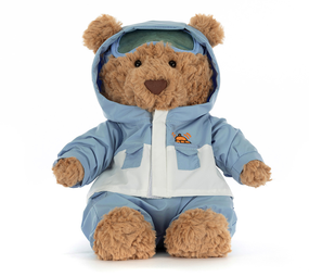 Jellycat Knuffel Bartholomew Bear Snow Suit Jellycat Knuffel Bartholomew Bear Snow Suit