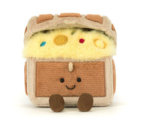 Jellycat Knuffel Amuseables Treasure Chest Jellycat Knuffel Amuseables Treasure Chest