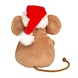 Hermann teddy Knuffel Kerst Muis met Peperkoek 11cm