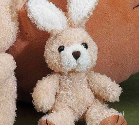 Förster Knuffel Konijn Bruin Zittend mini 16cm