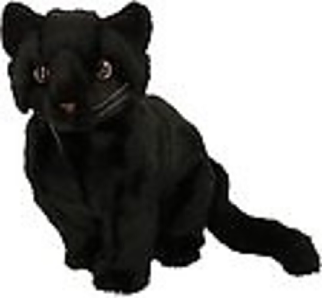 Förster Knuffel Kat Zwarte Zittend groot 30cm