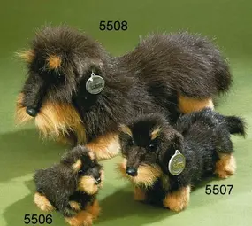 Förster Knuffel Ruwharige Teckel klein 26cm