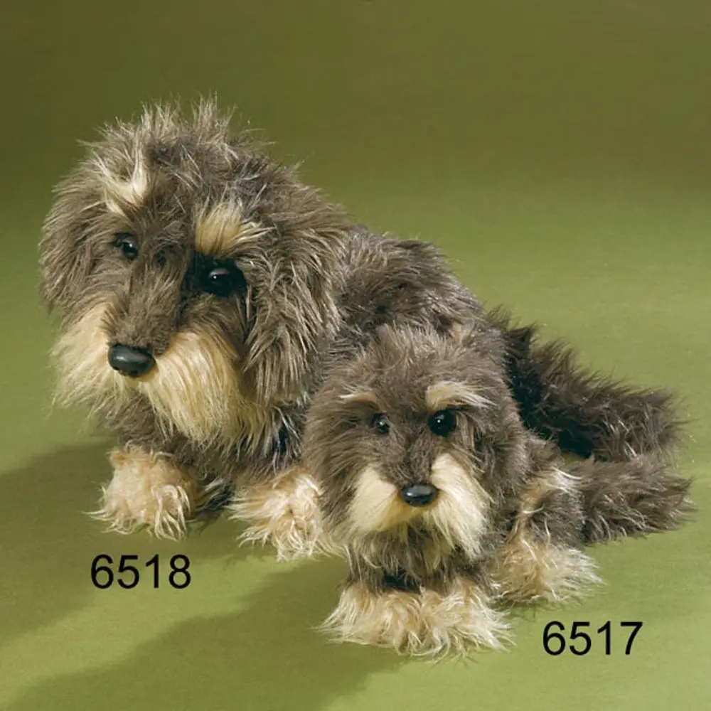 Förster Knuffel Ruwharige Teckel Zottel klein 19cm