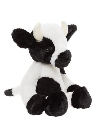 Charlie Bears Knuffel Buttercup Black & White Cow Standard M 30 cm
