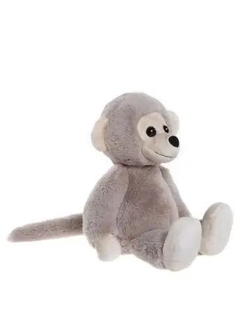 Charlie Bears Knuffel Cheeky Monkey Pebble Grey M 29 cm