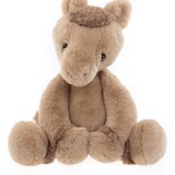 Charlie Bears Knuffel Clip Clop Pony Oatmeal Brown M 33 cm