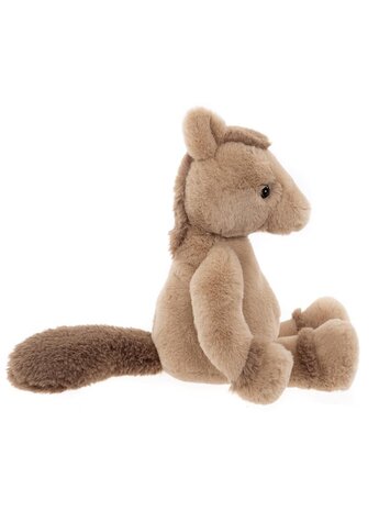 Charlie Bears Knuffel Clip Clop Pony Oatmeal Brown M 33 cm
